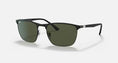 Cargar la imagen en la vista de la galería, Ray Ban 3686 Black Silver Green