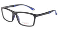 Cargar la imagen en la vista de la galería, pierre thomas ml655 black and blue frame pierre thomas eyewear sportive plastic medium size frame black