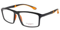 Cargar la imagen en la vista de la galería, pierre thomas ml656 black and orange frame pierre thomas eyewear sportive plastic large size frame