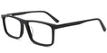 Cargar la imagen en la vista de la galería, pierre thomas ml631 black frame pierre thomas eyewear casual elegant rectangle frame
