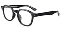 Cargar la imagen en la vista de la galería, pierre thomas ml640 black frame pierre thomas eyewear casual elegant small square and round frame black