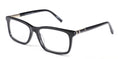 Cargar la imagen en la vista de la galería, pierre thomas ml651 black frame pierre thomas eyewear casual elegant square medium black