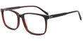 Cargar la imagen en la vista de la galería, pierre thomas ml628 brown frame pierre thomas eyewear casual elegant square eyewear black color