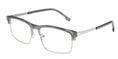 Cargar la imagen en la vista de la galería, pierre thomas ml652 grey/silver frame pierre thomas eyewear casual elegant metal square black and gold