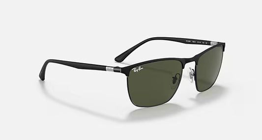 Ray Ban 3686 Black Silver Green