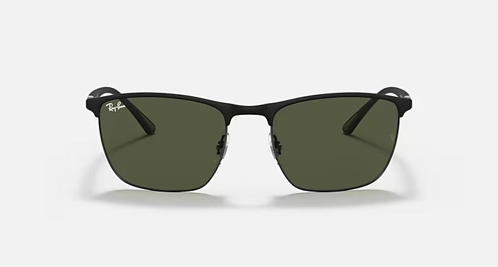 Ray Ban 3686 Black Silver Green