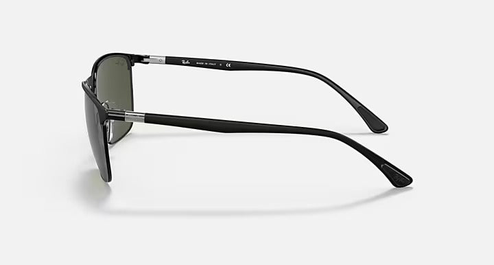 Ray Ban 3686 Black Silver Green