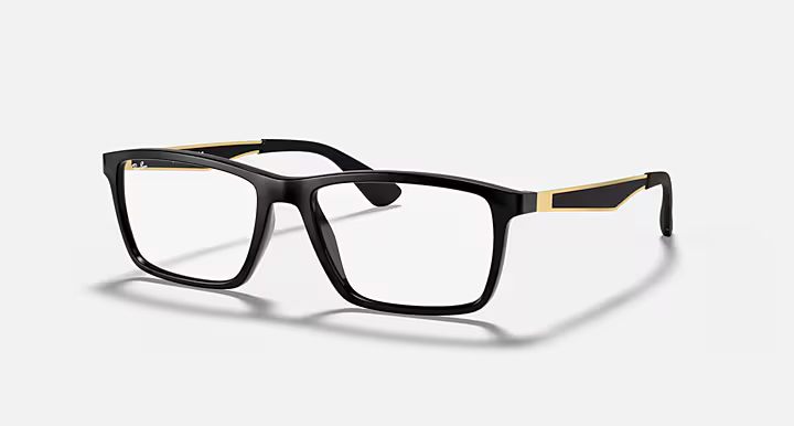 Ray Ban 7056 Matte Black and Gold