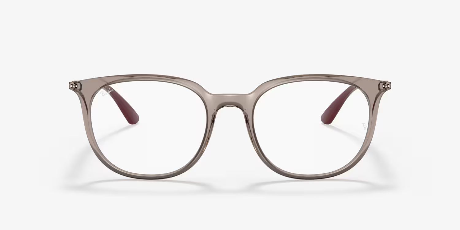 Ray Ban 7190 Clear Burgandy