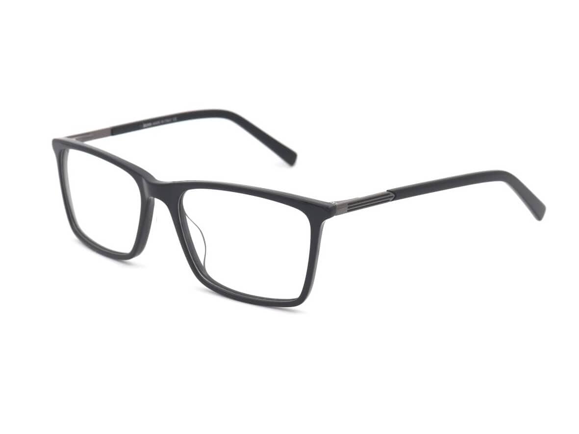 pierre thomas ml622 black frame pierre thomas eyewear casual elegante square eyewear black color