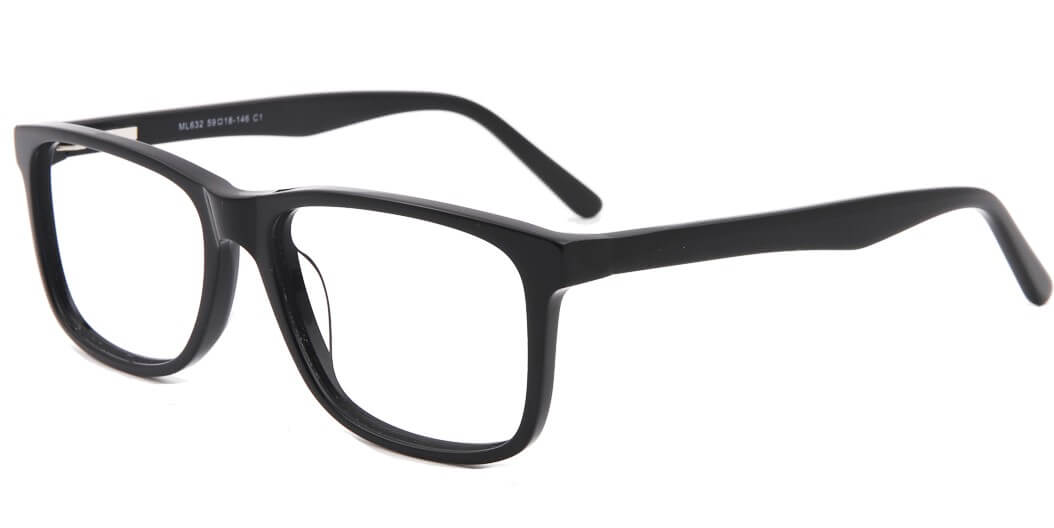 pierre thomas ml632 black frame pierre thomas eyewear casual elegante big  square frame black