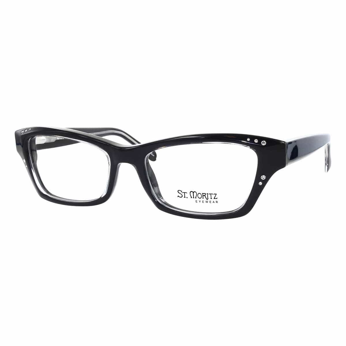 ST APRIL Black FRAME ST MORITZ eyewear