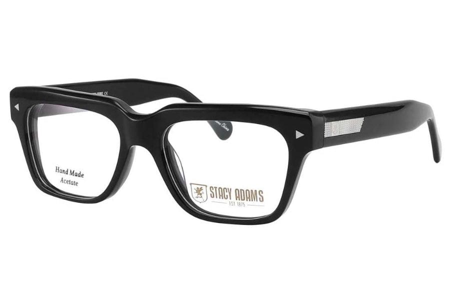 stacy adams 1134 black frame stacy adams eyewear stacey adams prescription glasses thick frame color black