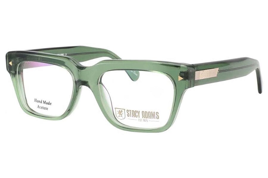 stacy adams 1134 green frame stacy adams eyewear stacey adams prescription glasses thick frame color black