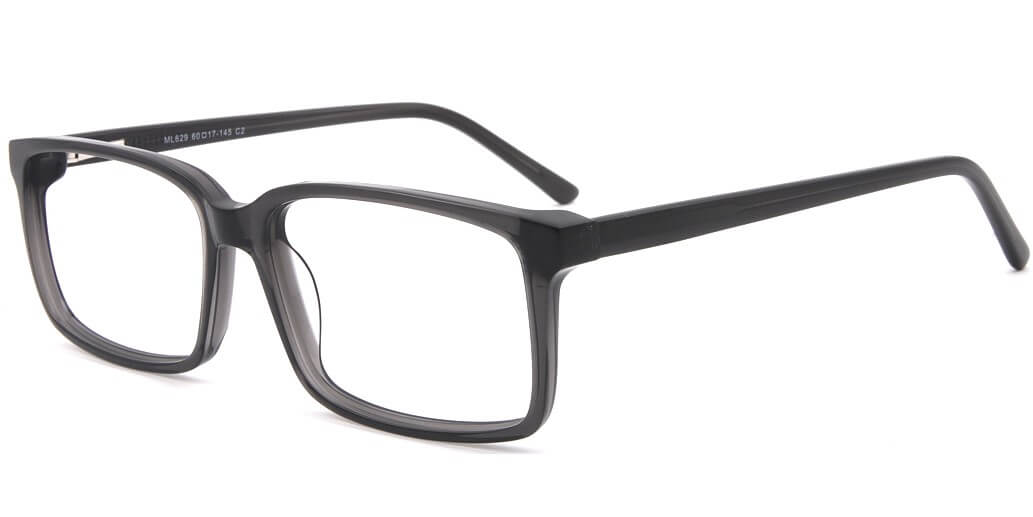 pierre thomas ml629 grey frame pierre thomas eyewear casual elegant square eyewear black color