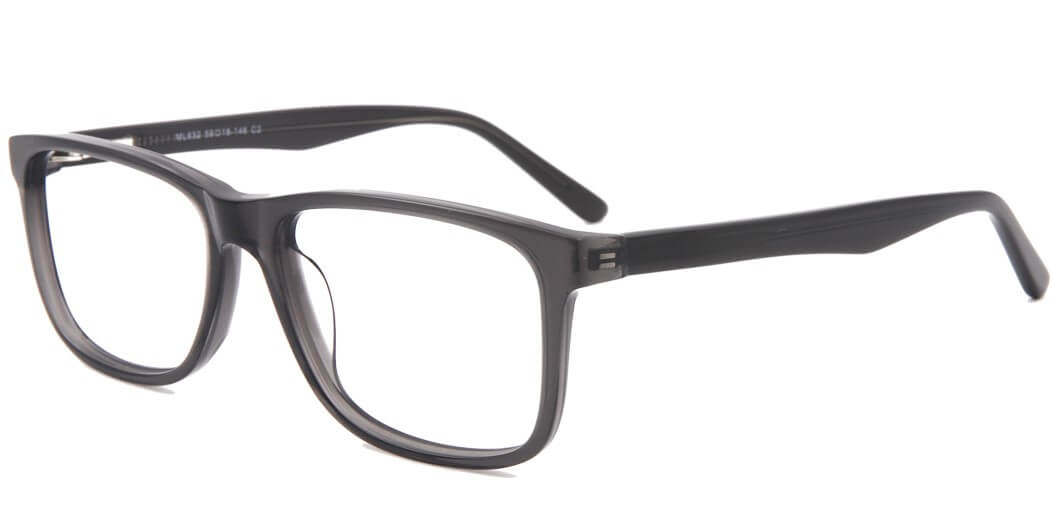 pierre thomas ml632 grey frame pierre thomas eyewear casual elegante big  square frame black