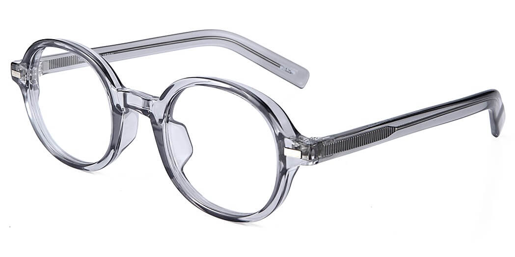 pierre thomas ml642 grey frame pierre thomas eyewear casual elegant small square and round frame black