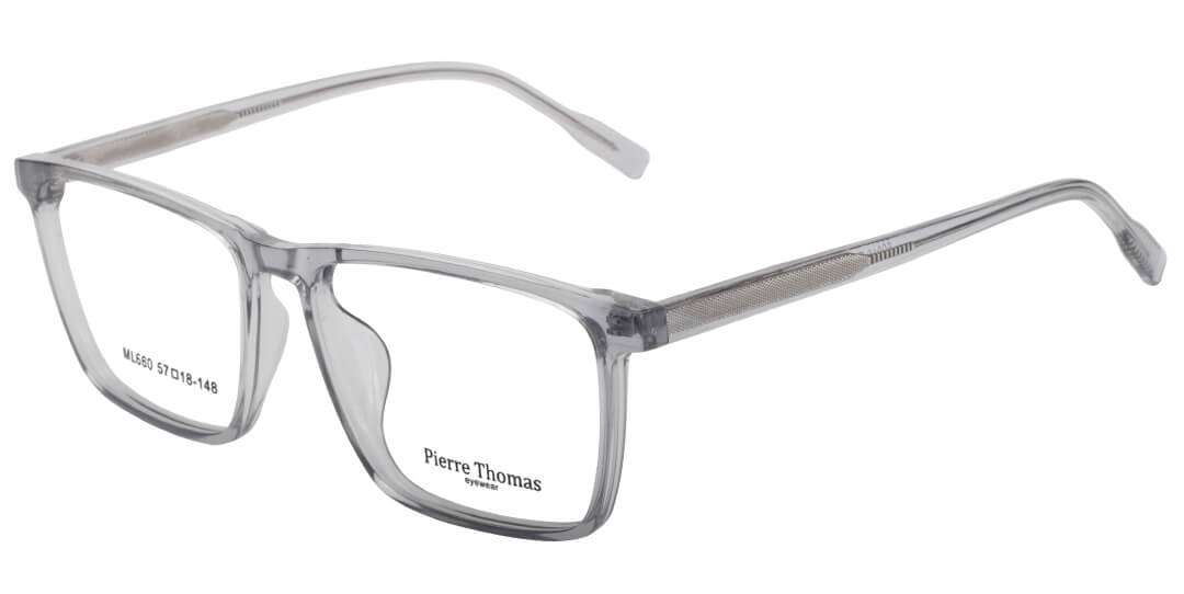 pierre thomas ml660 grey frame pierre thomas eyewear casual plastic frame large size pierre thomas