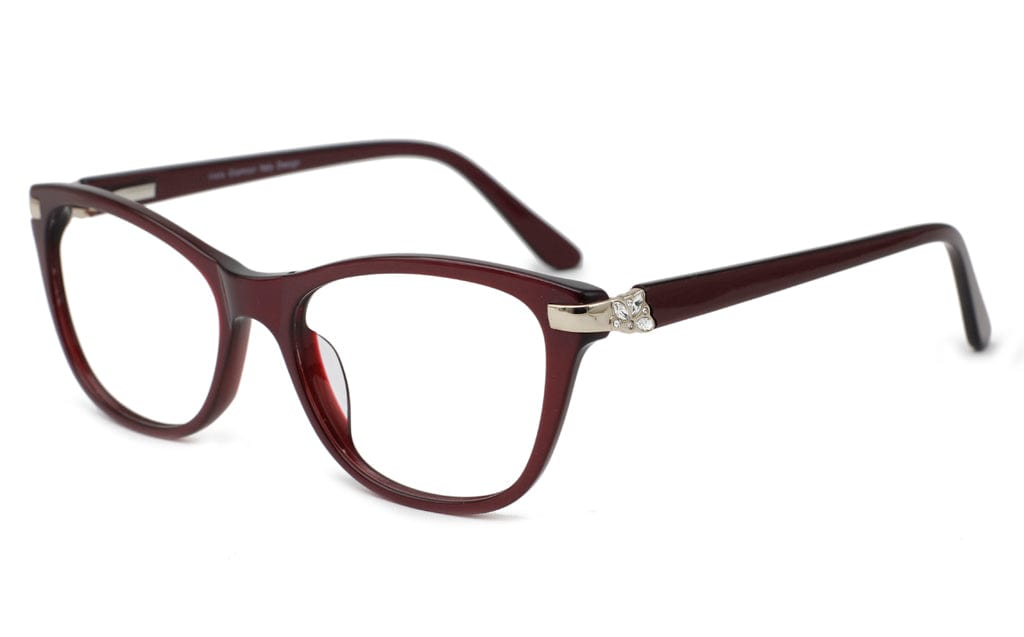 VG 0891 Maroon FRAME VISTA GLAMOUR eyewear