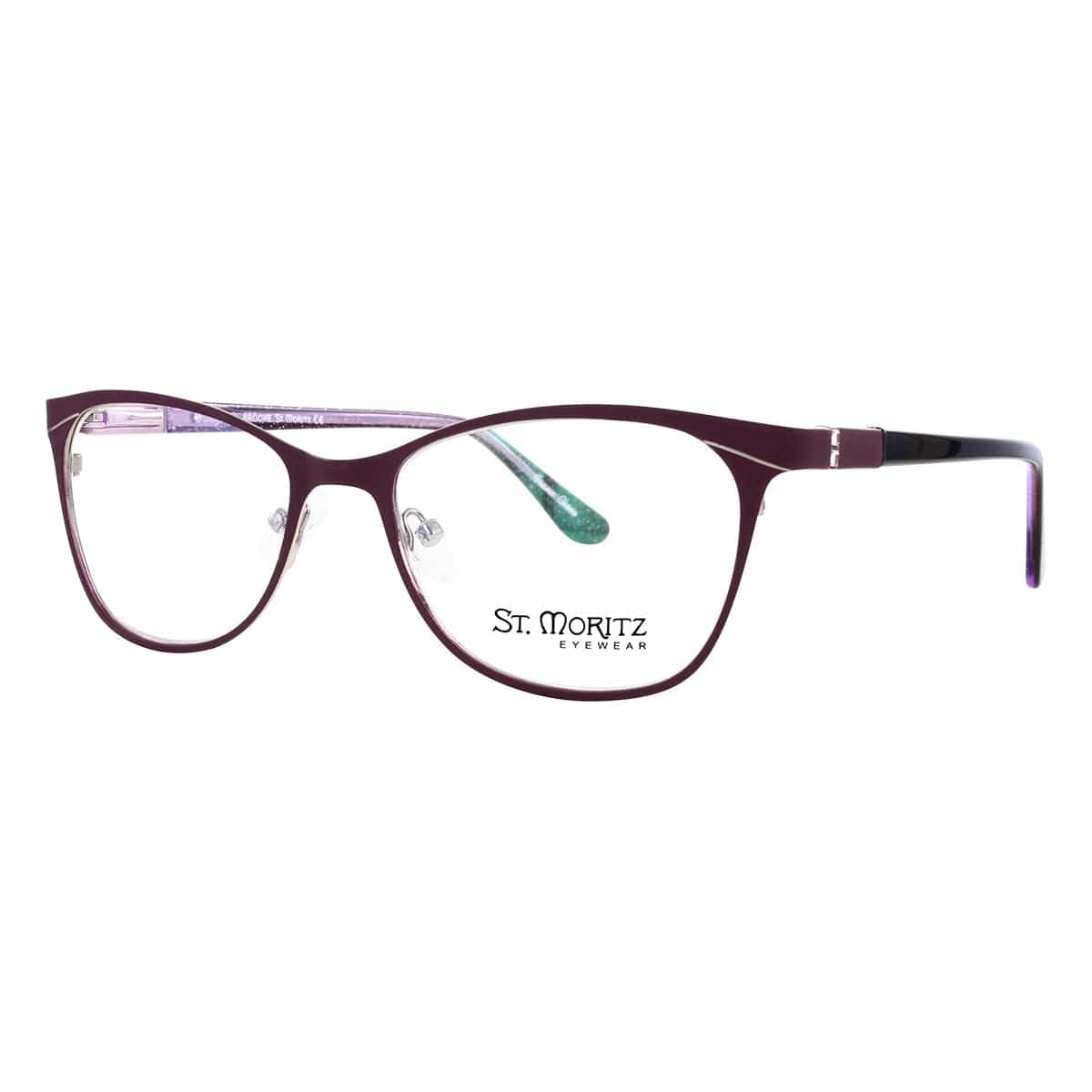 ST BROOKE Meroon FRAME ST MORITZ eyewear